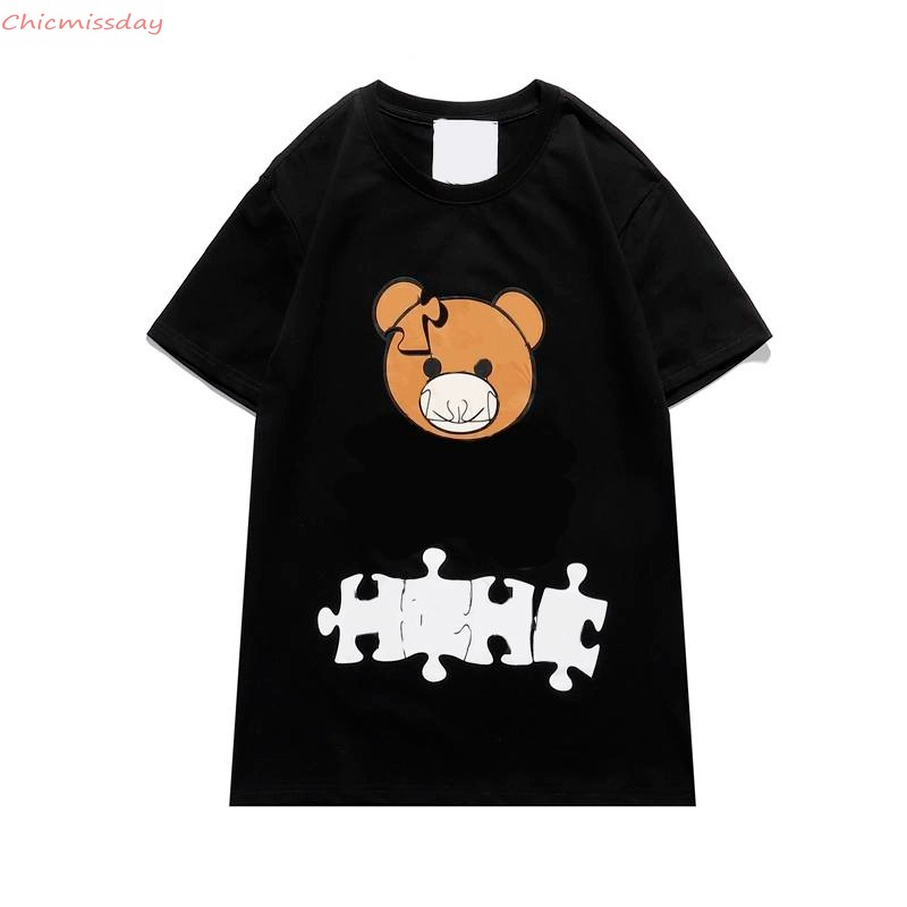 Mens T-Shirts 2021 Spring Summer Women Bear Print T-Shirts Fashion Casual Puzzle Bear T-shirt Hot Selling Short Sleeve FS9210, Grey
Mens T-Shirts 2021 Spring Summer Women Bear Print T-Shirts Fashion Casual Puzzle Bear T-shirt Hot Selling Short Sleeve FS9210, Grey