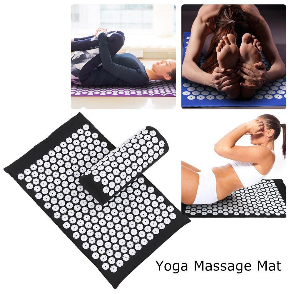 Health Care Yoga Mat Acupuncture Massage Mat Pillow Ball Acupressure Mat with Pillow Ball for Relieving Stress Back Neck PainScouts
Health Care Yoga Mat Acupuncture Massage Mat Pillow Ball Acupressure Mat with Pillow Ball for Relieving Stress Back Neck PainScouts