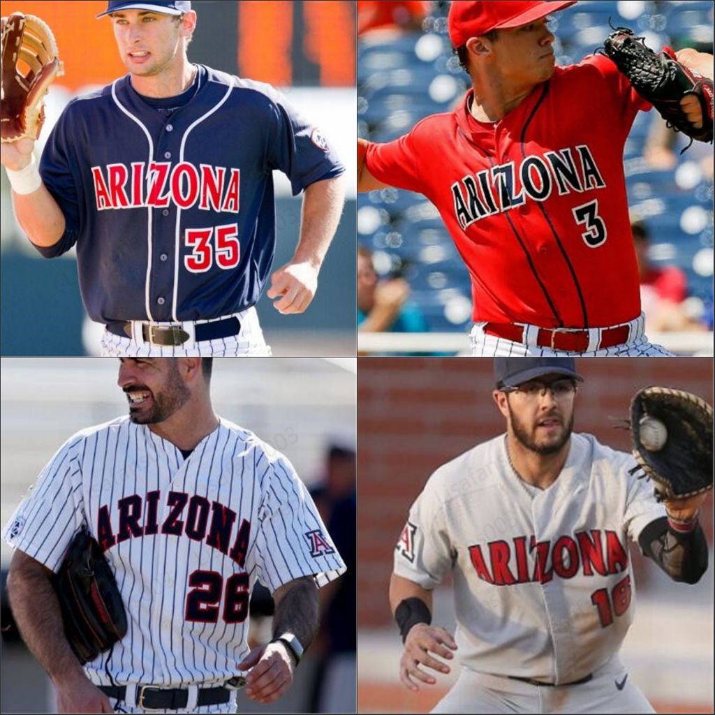 Custom NCAA Arizona Wildcats Baseball stitched men youth women Jersey 2 Rob Refsnyder 35 Joey Rickard 13 Alex Mejia 1 Johnny Field, Red
Custom NCAA Arizona Wildcats Baseball stitched men youth women Jersey 2 Rob Refsnyder 35 Joey Rickard 13 Alex Mejia 1 Johnny Field, Red