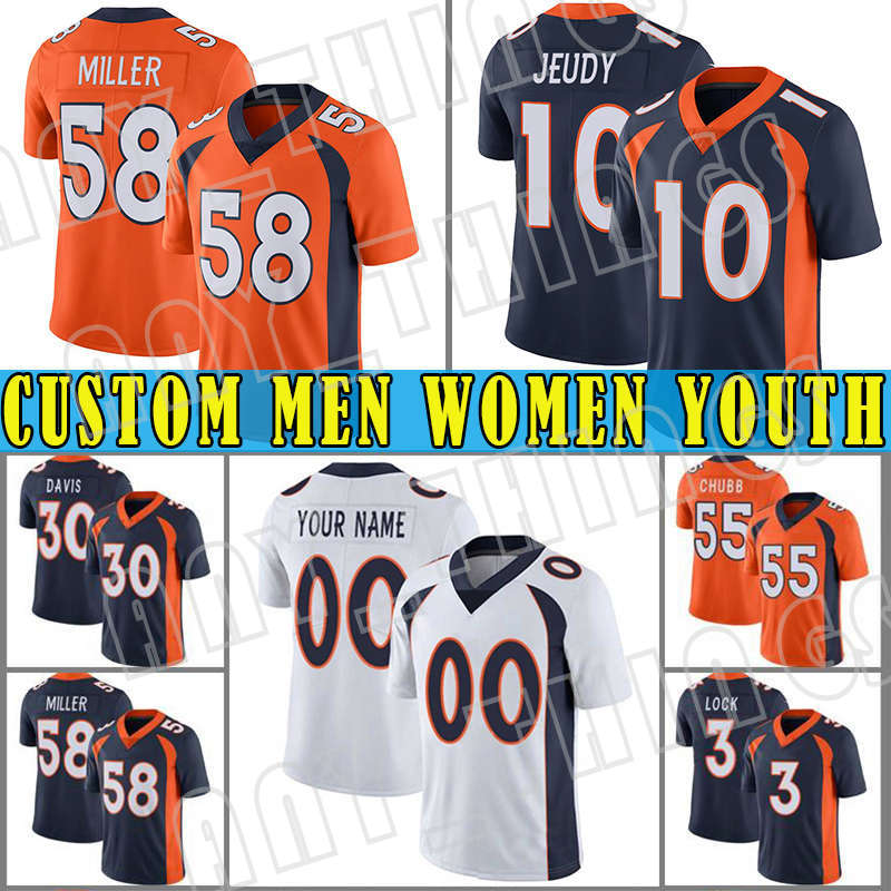 3 Wilson Custom 58 Von Miller Men 2 Patrick Surtain II Youth 5 Teddy Bridgewater Football Jersey Javonte Williams Melvin Gordon III Jerry Jeudy Courtland Sutton, Custom women(yema)
3 Wilson Custom 58 Von Miller Men 2 Patrick Surtain II Youth 5 Teddy Bridgewater Football Jersey Javonte Williams Melvin Gordon III Jerry Jeudy Courtland Sutton, Custom women(yema)