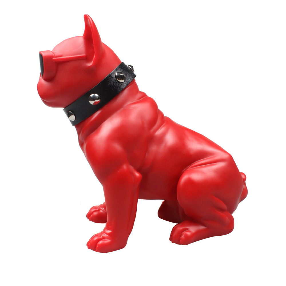 2021 Bluetooth speaker dog head bulldog gift ornaments wirele card M10 cartoon audio creative