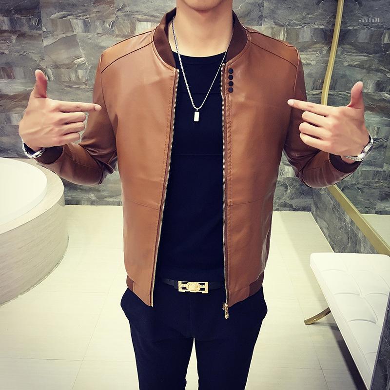 Men's Jackets Spring High Quality Leather Youth Trend Korean Version Stylish Solid Color Loose Personality All-match Slim Tops, Wine
Men's Jackets Spring High Quality Leather Youth Trend Korean Version Stylish Solid Color Loose Personality All-match Slim Tops, Wine