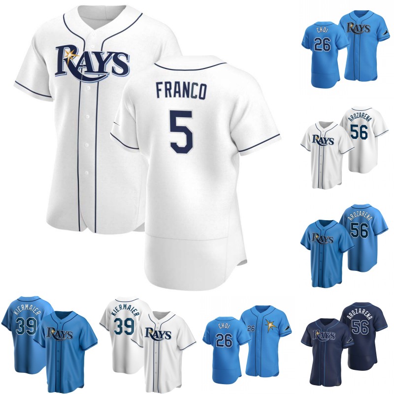 #5 Wander Franco Jersey Tampa Bay Corey Kluber Randy Arozarena Ji-man Choi Brett Phillips Kevin Kiermaier Mike Zunino Austin Meadows Lowe Ty, Blue;black
#5 Wander Franco Jersey Tampa Bay Corey Kluber Randy Arozarena Ji-man Choi Brett Phillips Kevin Kiermaier Mike Zunino Austin Meadows Lowe Ty, Blue;black
