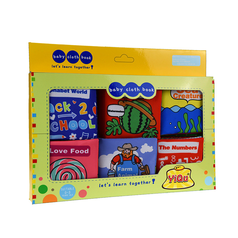 Yiqu Yq5911 Tear Resistant Baby Cloth Book Toy 0-3 Years Old Early Education Ringing Paper English Suit, Blue
Yiqu Yq5911 Tear Resistant Baby Cloth Book Toy 0-3 Years Old Early Education Ringing Paper English Suit, Blue