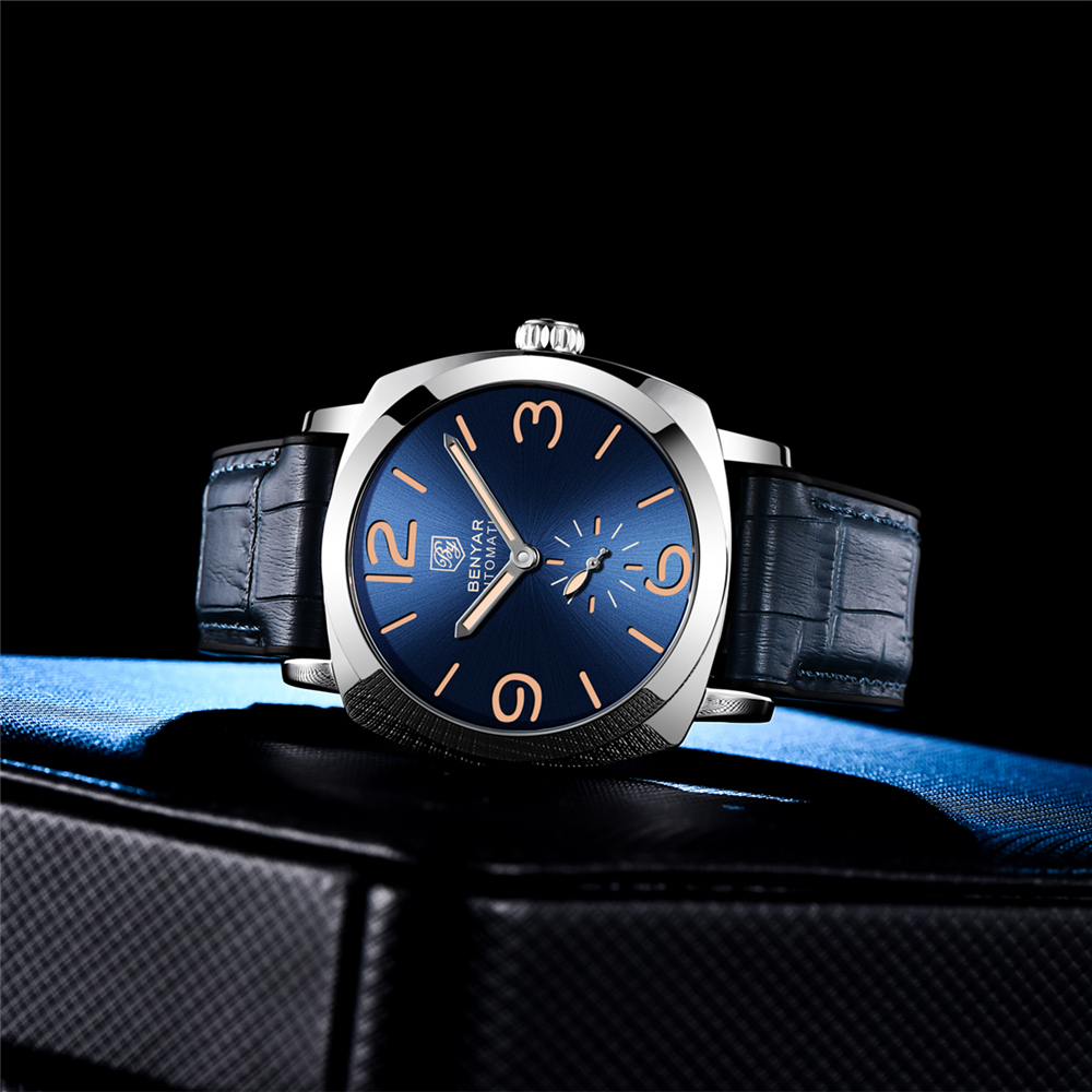 BENYAR 2021 Mens Watches Top Brand Luxury Automatic Mechanical Mens Watch Men Business Waterproof Sport Watch Reloj Hombre, Blue gold box
BENYAR 2021 Mens Watches Top Brand Luxury Automatic Mechanical Mens Watch Men Business Waterproof Sport Watch Reloj Hombre, Blue gold box