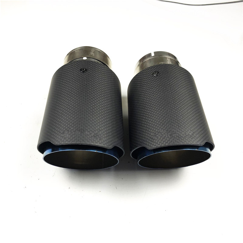 2 PCS Akrapovic Matte Carbon Exhaust End Pipes car Single Muffler Tips For BMW BENZ VW AUDI BLUE
2 PCS Akrapovic Matte Carbon Exhaust End Pipes car Single Muffler Tips For BMW BENZ VW AUDI BLUE