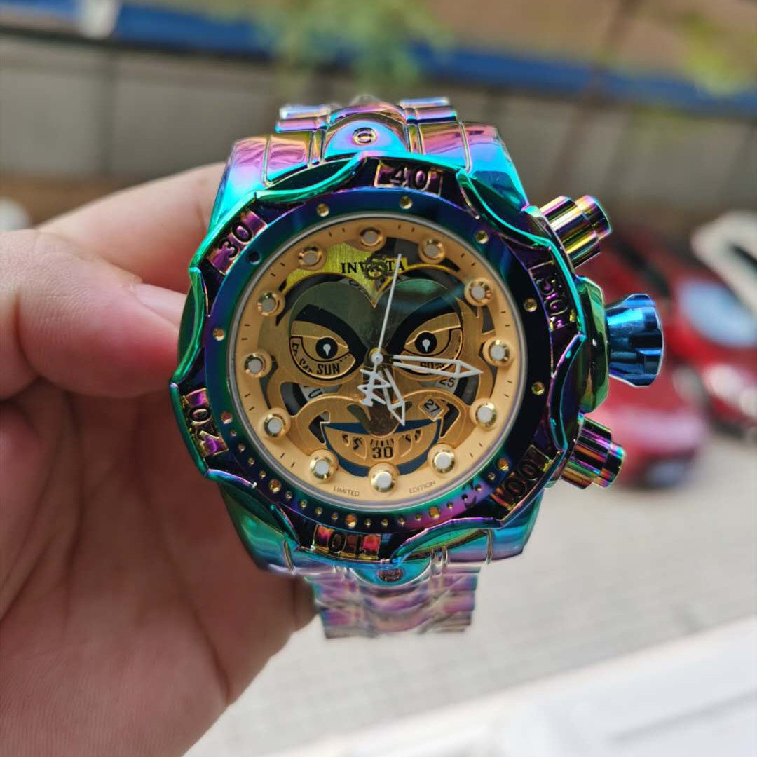 2021 Top Quality invicta Best Selling Because of Vichta Clown Series Mens Top Brand Luxury Watch TRITNITE Chronograph Watch iv watches, Slivery;brown
2021 Top Quality invicta Best Selling Because of Vichta Clown Series Mens Top Brand Luxury Watch TRITNITE Chronograph Watch iv watches, Slivery;brown