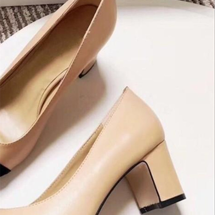 Fashion Shoes Genuine Leather Open on Formal Chunky Heel Slingbacks Sandals Patchwork Split Color Ladies High Heels, Black
Fashion Shoes Genuine Leather Open on Formal Chunky Heel Slingbacks Sandals Patchwork Split Color Ladies High Heels, Black