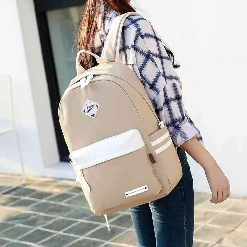 Leapfrog 2019 new solid Canvas Backpack women's leisure backpack small fresh schoolbag, Purple
Leapfrog 2019 new solid Canvas Backpack women's leisure backpack small fresh schoolbag, Purple