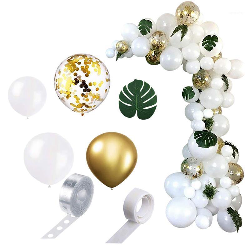 Party Decoration 98Pcs Balloon Garland Arch Kit White Gold Confetti Balloons Artificial Palm Leaves Birthday Wedding Decorations
Party Decoration 98Pcs Balloon Garland Arch Kit White Gold Confetti Balloons Artificial Palm Leaves Birthday Wedding Decorations