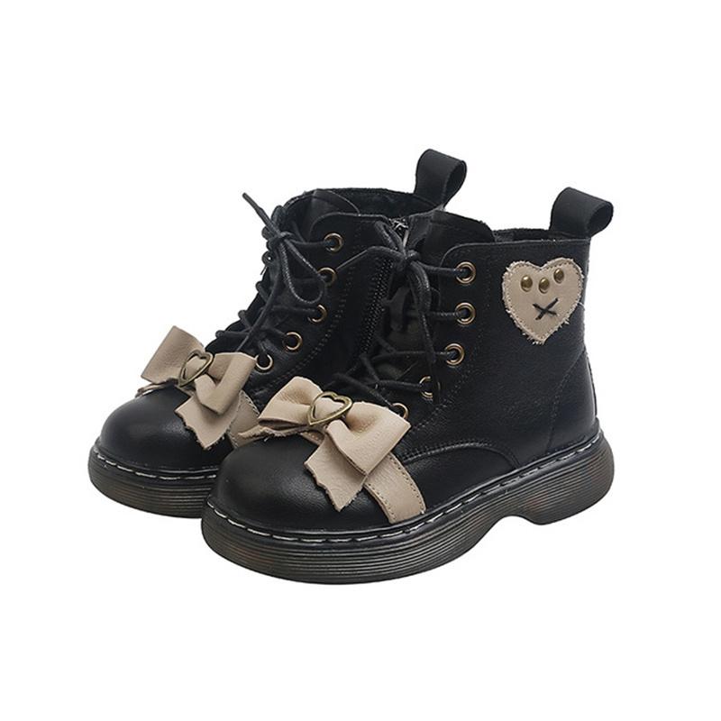 Boots 2021 Autumn For Girls Genuine Leather Butterfly-knot Rubber Children Ankle Fashion Kids 26-37, Black;grey
Boots 2021 Autumn For Girls Genuine Leather Butterfly-knot Rubber Children Ankle Fashion Kids 26-37, Black;grey