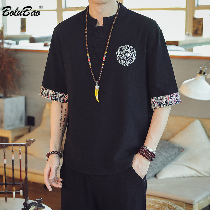BOLUBAO Men Flax T Shirt Fashion Leisure Clothing Men Tops Tees T Shirt For Male Trend Printing T-Shirt Tops 210518, Gray blue
BOLUBAO Men Flax T Shirt Fashion Leisure Clothing Men Tops Tees T Shirt For Male Trend Printing T-Shirt Tops 210518, Gray blue