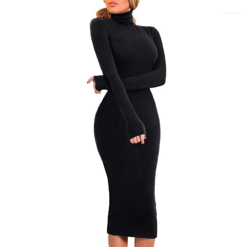 Casual Dresses Dress Women 2021 Spring Autumn Fashion Solid Womens Long High Neck Slim Fitness Jumper Party Sexy Bodycon #S1, Black
Casual Dresses Dress Women 2021 Spring Autumn Fashion Solid Womens Long High Neck Slim Fitness Jumper Party Sexy Bodycon #S1, Black