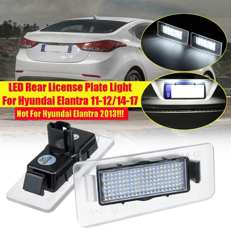 2Pcs LED License Plate Light Or Hyunda Accent Elantra 2011 2012 2014 2021 12V White No Error 3528 92502-1M400 925021M400 Emergency Lights
2Pcs LED License Plate Light Or Hyunda Accent Elantra 2011 2012 2014 2021 12V White No Error 3528 92502-1M400 925021M400 Emergency Lights