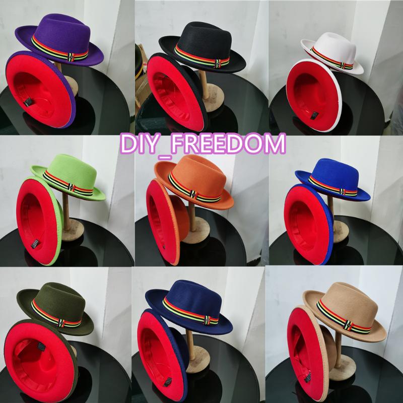 Stingy Brim Hats Elastic Band Men Fedoras Two Toned For Blue Red Bottom Felt Hat Jazz Bowler Perfomance, Blue;gray
Stingy Brim Hats Elastic Band Men Fedoras Two Toned For Blue Red Bottom Felt Hat Jazz Bowler Perfomance, Blue;gray