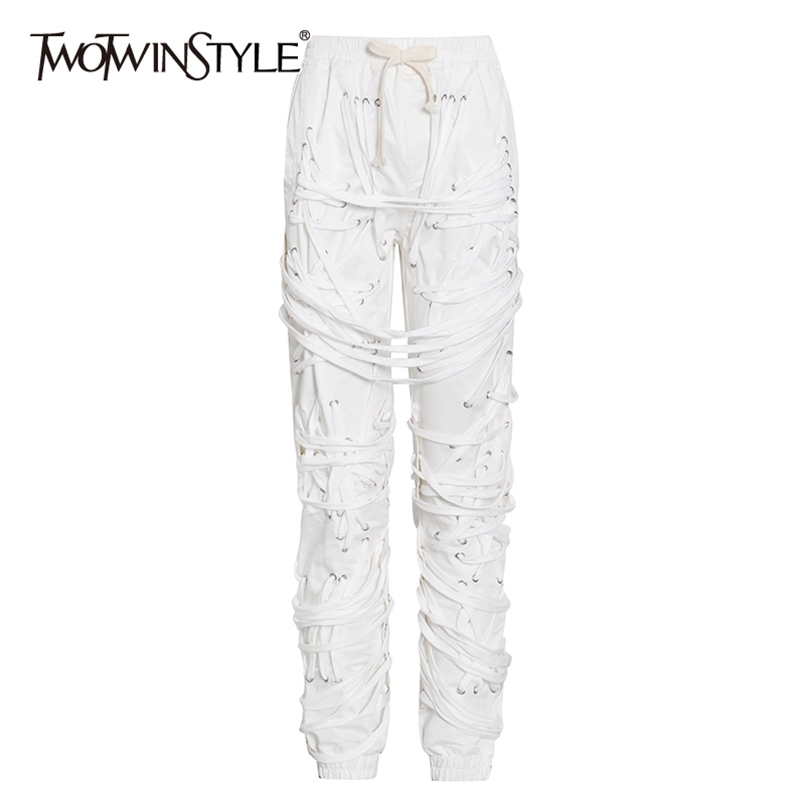 Colorful Bandage Pants For Women High Waist Cross Lace Up Bowknot Street Casual Trousers Female Fashion 210521, Black1
Colorful Bandage Pants For Women High Waist Cross Lace Up Bowknot Street Casual Trousers Female Fashion 210521, Black1