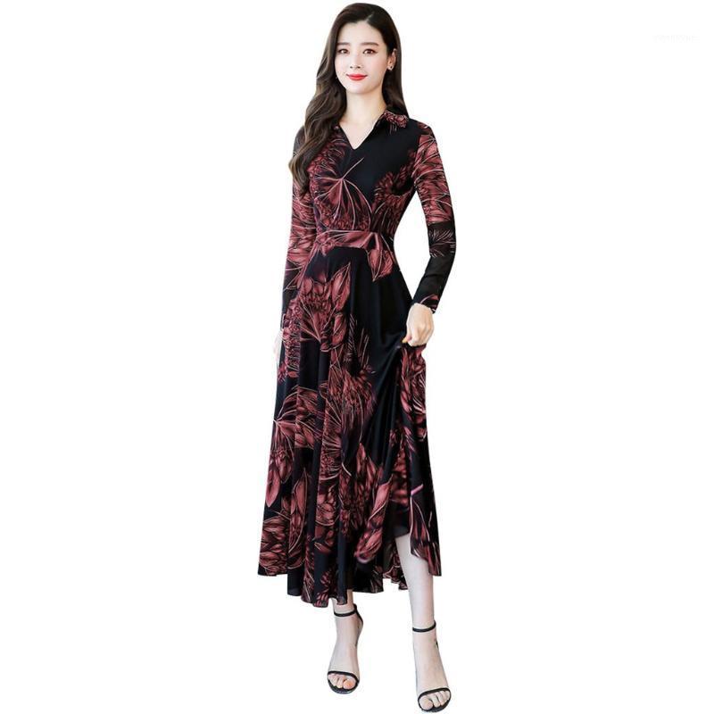 Casual Dresses #50 Fashion Women V-Neck Long Sleeve Dress Ladies Floral Print A-line Summer Elegant Skirt, Red
Casual Dresses #50 Fashion Women V-Neck Long Sleeve Dress Ladies Floral Print A-line Summer Elegant Skirt, Red