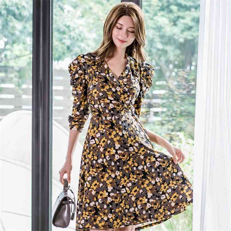 elegant print A line Dress korean ladies Summer Sexy office formal work Party for women 210602, Mixed color
elegant print A line Dress korean ladies Summer Sexy office formal work Party for women 210602, Mixed color