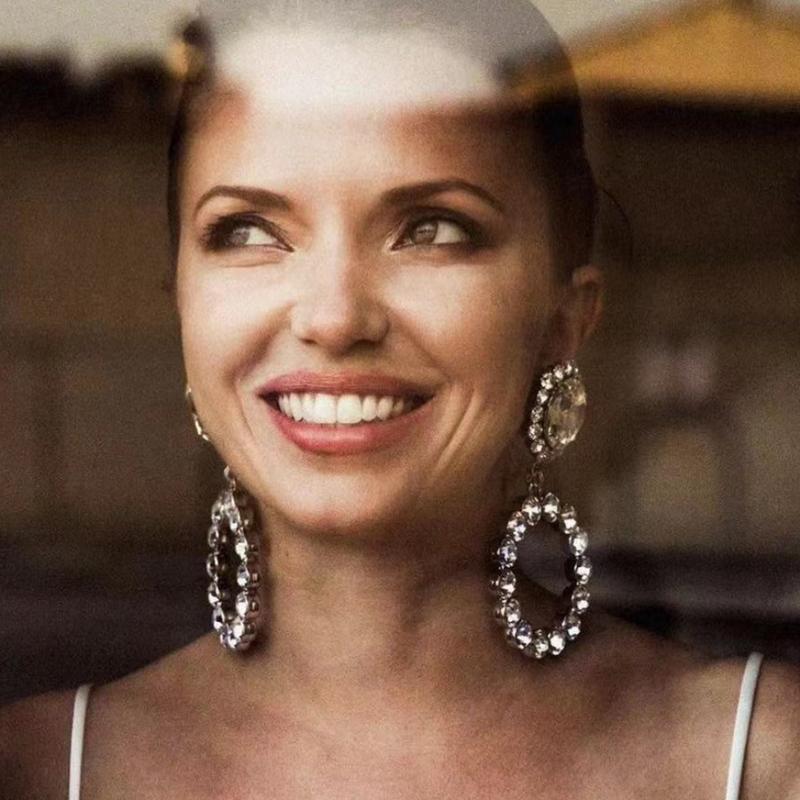 Dangle & Chandelier Women Fashion Boutique Rhinestone Crystal Gems Round Earings Jewelry Party Show Statement Earrings Accessories
Dangle & Chandelier Women Fashion Boutique Rhinestone Crystal Gems Round Earings Jewelry Party Show Statement Earrings Accessories