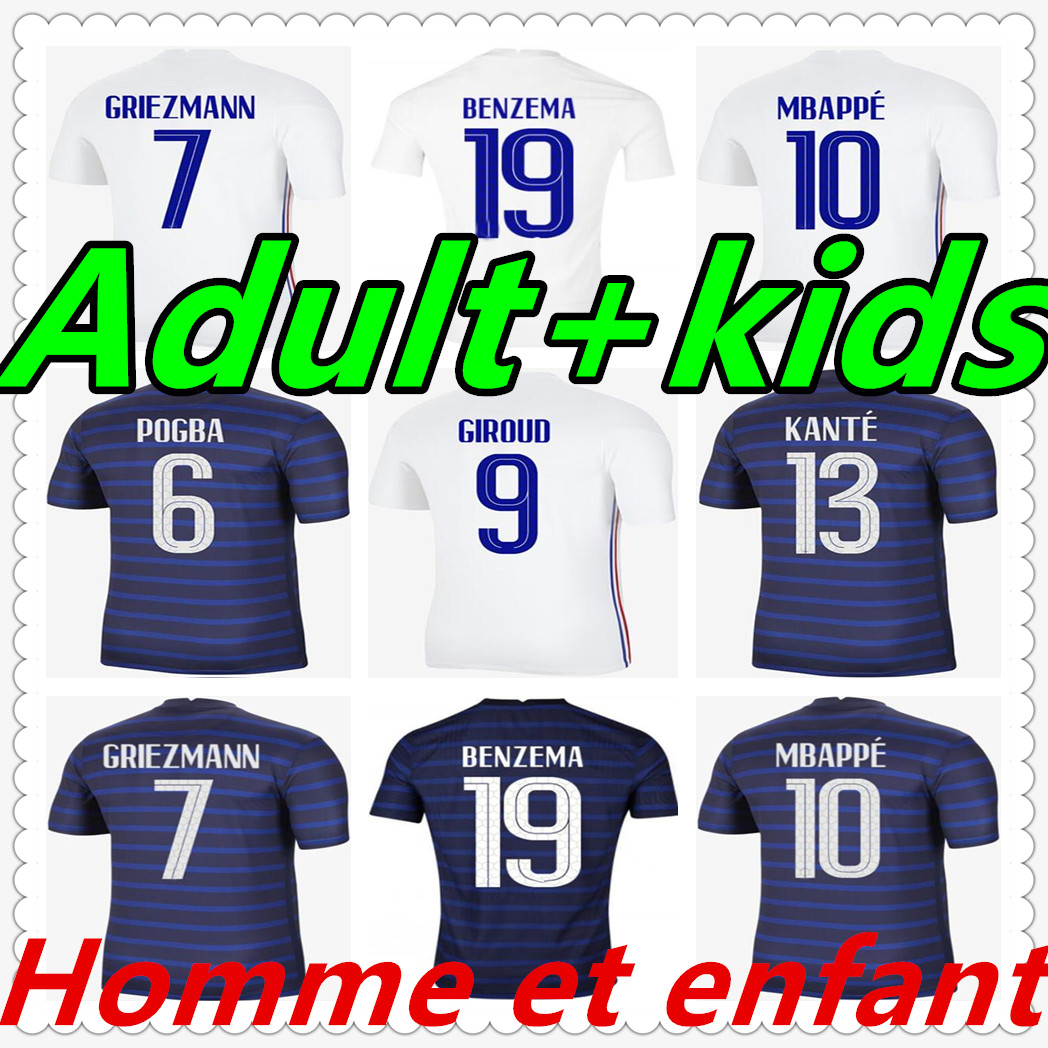 BENZEMA Maillots de football 2021 THAILAND QUALITY soccer jersey MBAPPE GRIEZMANN POGBA maillot foot FEKIR PAVARD kit top shirt hommes enfants MEN + kids, Adult
BENZEMA Maillots de football 2021 THAILAND QUALITY soccer jersey MBAPPE GRIEZMANN POGBA maillot foot FEKIR PAVARD kit top shirt hommes enfants MEN + kids, Adult
