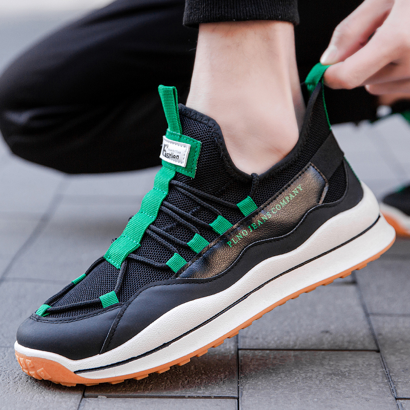 men's shoes casual sneakers sports for spring summer autumn male good quality wholesale top service discount low price mesh material lace-up suitable size for you, White+green
men's shoes casual sneakers sports for spring summer autumn male good quality wholesale top service discount low price mesh material lace-up suitable size for you, White+green