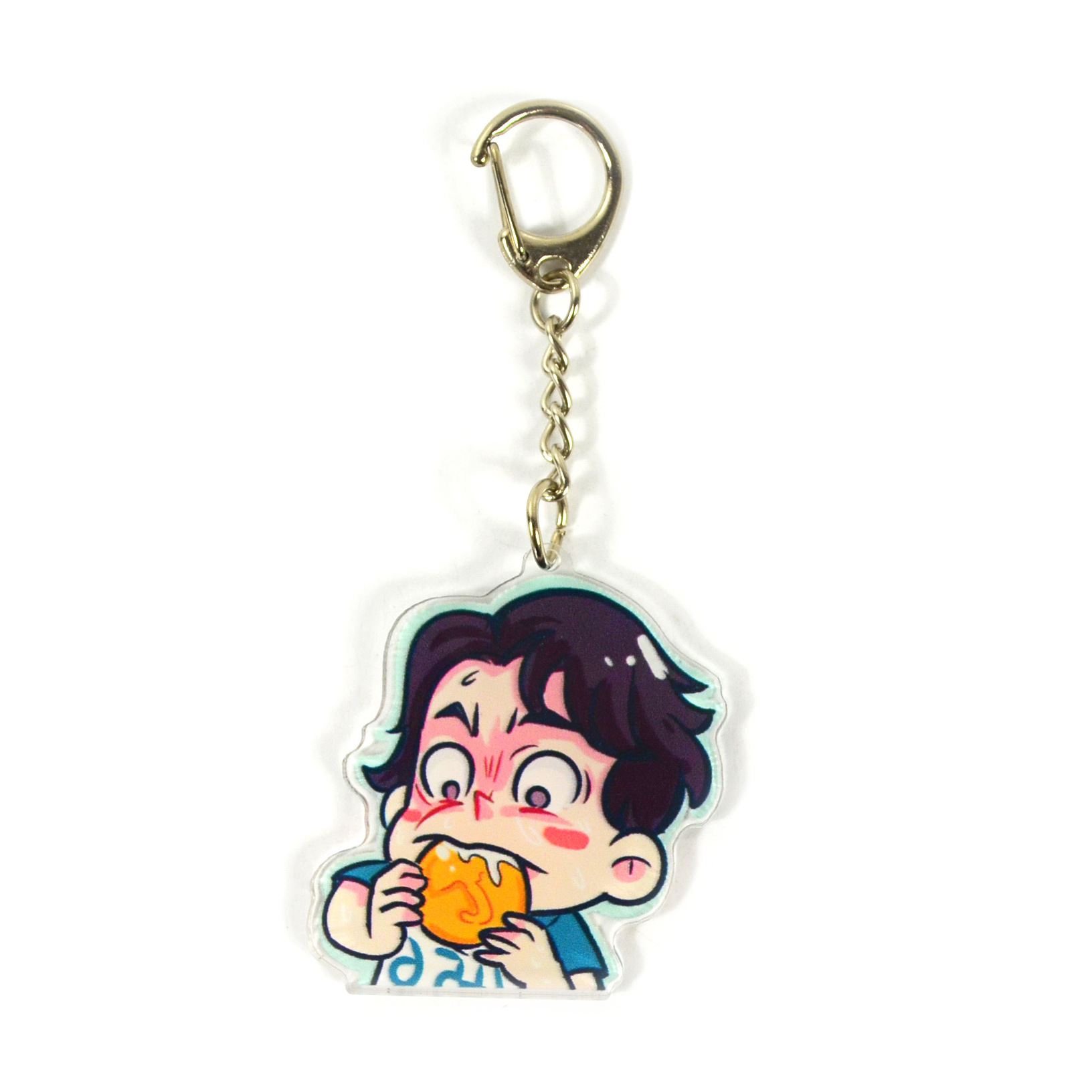 Korean Drama Acrylic Keychain Best Gift Cute Version Character Puffing Sugar 123 Wooden People Playing Marble Glass Bridge