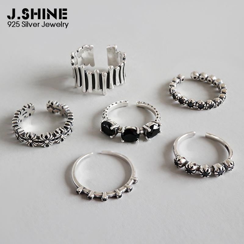 Cluster Rings JShine Real 925 Sterling Silver Jewelry Black Cubic Zirconia Carving Flower Turkish Stackable Open Adjustable For Women, Golden;silver
Cluster Rings JShine Real 925 Sterling Silver Jewelry Black Cubic Zirconia Carving Flower Turkish Stackable Open Adjustable For Women, Golden;silver