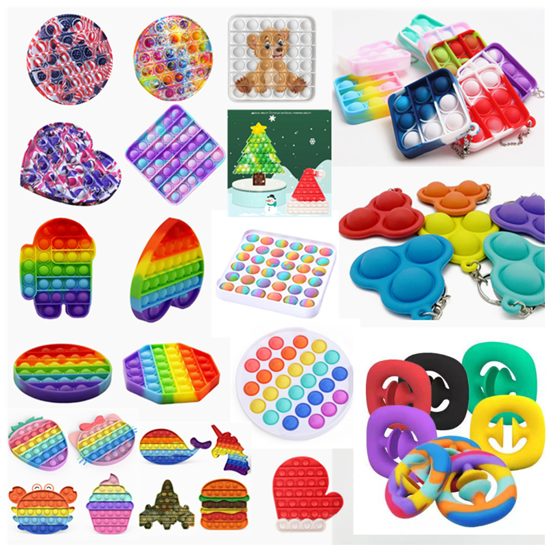 DHL Tiktok Rainbow Fidget Toy Party Favor Games Push Pop Bubble Sensory among us Autism Special Needs Stress Reliever It Squeeze Toys for Ad
DHL Tiktok Rainbow Fidget Toy Party Favor Games Push Pop Bubble Sensory among us Autism Special Needs Stress Reliever It Squeeze Toys for Ad