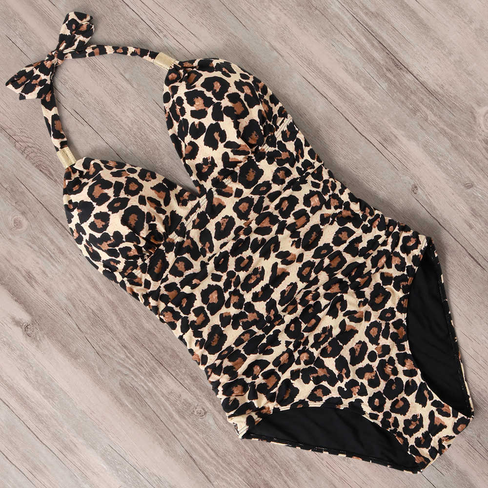 RUUHEE Push up Swimwear Swimsuit Women Black Bathing Suit Halter Top Swimming Summer Beach Wear Monokini 210625