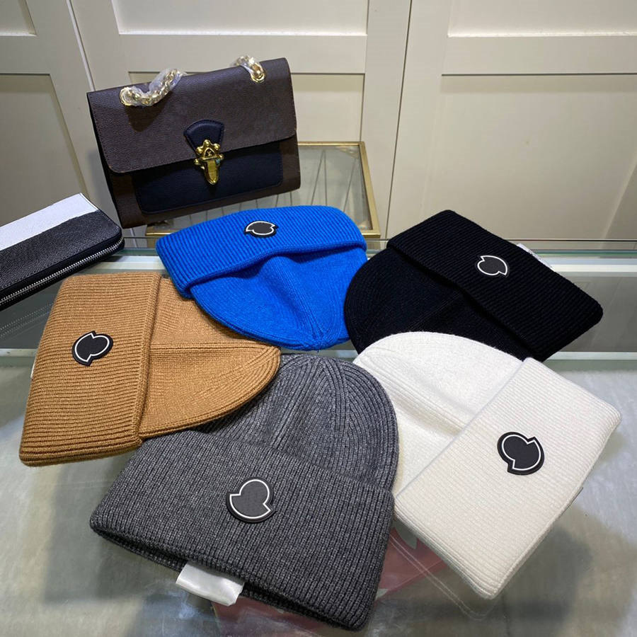 Designer Skull Caps Fashion Breathable Warm Cashmere Beanie Cap Good Texture Hat for Man Woman 5 Colors High-quality