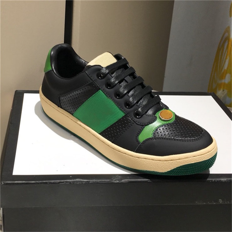 Luxury Designer Women Man Casual Board Shoes Spring And Fall Classical Leather Sneakers attractive design Unisex Trainers Top Quality Stripe, Black
Luxury Designer Women Man Casual Board Shoes Spring And Fall Classical Leather Sneakers attractive design Unisex Trainers Top Quality Stripe, Black