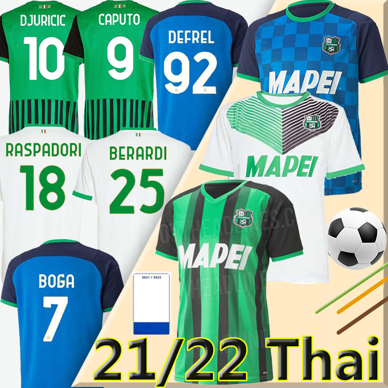 2021 2022 US Sassuolo Calcio Soccer Jerseys 21/22 LIROLA PRINCE Chiriches Djuricic Football Shirt MATRI SERNICOLA Locatelli Berardi Boga CAPUTO Defrel uniforms, 20/21 away
2021 2022 US Sassuolo Calcio Soccer Jerseys 21/22 LIROLA PRINCE Chiriches Djuricic Football Shirt MATRI SERNICOLA Locatelli Berardi Boga CAPUTO Defrel uniforms, 20/21 away