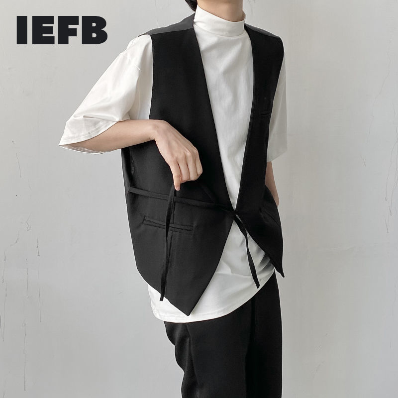 IEFB Minority designer's Korean version British asymmetric loose waistcoat men's tops 9Y6823 210524, Brown
IEFB Minority designer's Korean version British asymmetric loose waistcoat men's tops 9Y6823 210524, Brown