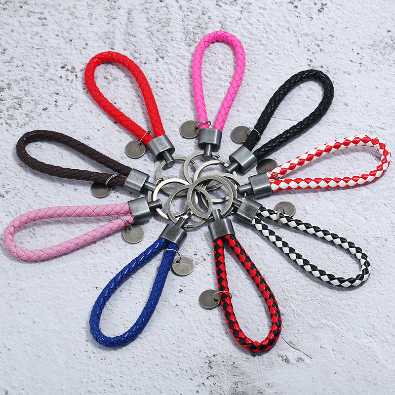 Simple Ancient Silver Key Ring Coin Charm Hand Weave Pu Leather Keychain bag hang fashiono jewelry for women men will and sandy black red blue, Slivery;golden
Simple Ancient Silver Key Ring Coin Charm Hand Weave Pu Leather Keychain bag hang fashiono jewelry for women men will and sandy black red blue, Slivery;golden