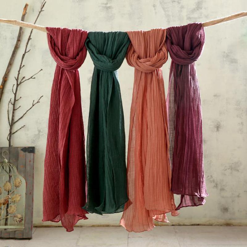 Scarves Unisex Style Spring Summer Autumn Winter Scarf Cotton And Linen Solid Color Long Women's Shawl Fashion Men, Blue;gray
Scarves Unisex Style Spring Summer Autumn Winter Scarf Cotton And Linen Solid Color Long Women's Shawl Fashion Men, Blue;gray