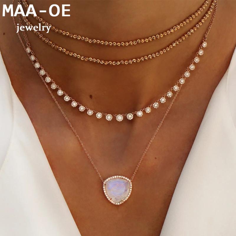Pendant Necklaces 2021 Fashion Gold Crystal For Women Necklace Heart Shaped Flowers Multi Level Female Boho Vintage Jewelry
Pendant Necklaces 2021 Fashion Gold Crystal For Women Necklace Heart Shaped Flowers Multi Level Female Boho Vintage Jewelry