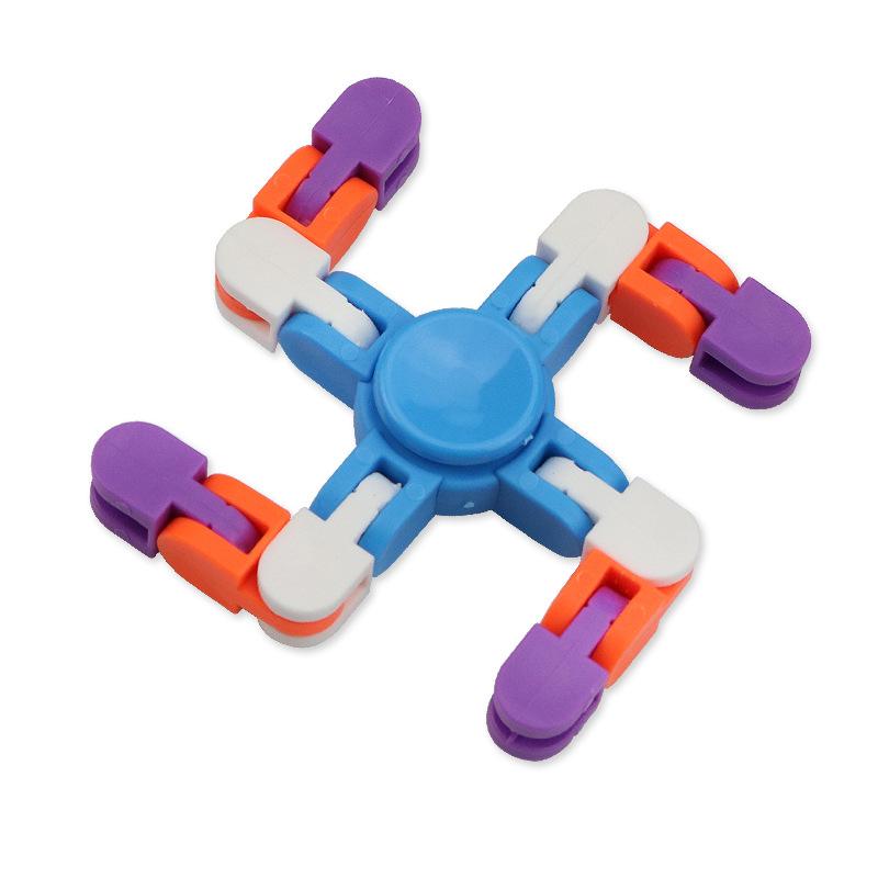 Wacky Tracks Spinner Snap and Click Fidget Toy Game Finger Sensory Toys Snake Puzzles for Teen Kid Adult Stress Relief Party Fillers Favours
