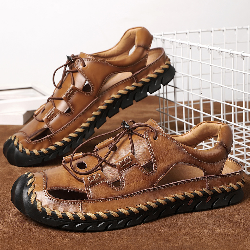 Slippers Outdoor sports big size Baotou casual shoes summer men's breathable hollow out beach fashion 8U95, 1# shoe box
Slippers Outdoor sports big size Baotou casual shoes summer men's breathable hollow out beach fashion 8U95, 1# shoe box