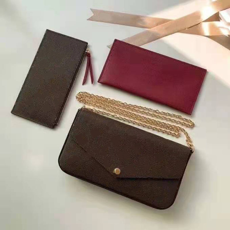 Classic 3 pics multi POCHETTE Purse Designers Leather Shouler Bags Luxurys Handbags Women Purses Messager Bag high-quality, Letter pattern +red
Classic 3 pics multi POCHETTE Purse Designers Leather Shouler Bags Luxurys Handbags Women Purses Messager Bag high-quality, Letter pattern +red