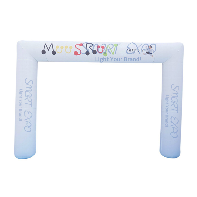 Outdoor Advertising Inflatable Arch 0.7xW4.5xH3m with Full Color Printing and Blower