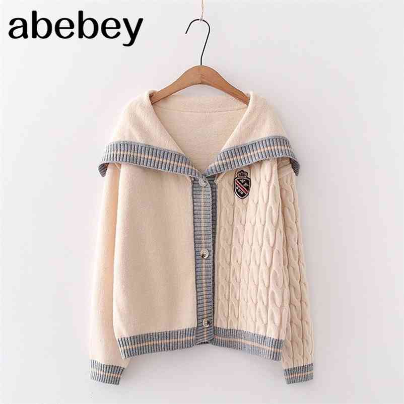 Winter Clothes Women Big Collar Twisted Patchwork Loose Cardigans Button Up Knit Jacket Csual Sweater Cardigans Roupa 210715, Beige
Winter Clothes Women Big Collar Twisted Patchwork Loose Cardigans Button Up Knit Jacket Csual Sweater Cardigans Roupa 210715, Beige
