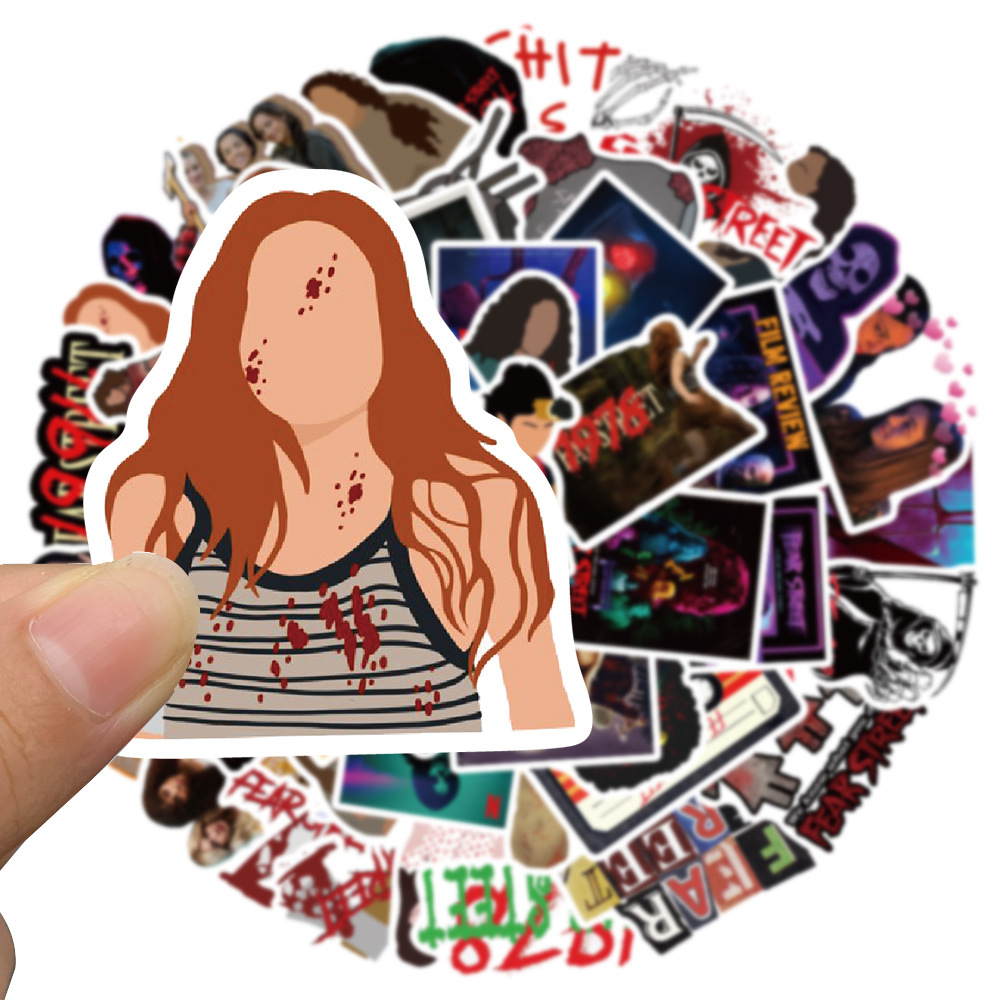 50 PCS Mixed Graffiti skateboard Stickers U.S. drama Horror Street Terror Thrillers For Car Laptop Fridge Helmet Pad Bicycle Bike Motorcycle PS4 book Guitar Pvc Decal, Multi colors
50 PCS Mixed Graffiti skateboard Stickers U.S. drama Horror Street Terror Thrillers For Car Laptop Fridge Helmet Pad Bicycle Bike Motorcycle PS4 book Guitar Pvc Decal, Multi colors