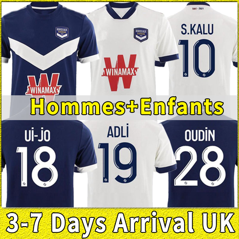 21/22 Girondins de Bordeaux maillot de football Shirt 2021 2022 Soccer Jerseys ADLI BRIAND OUDIN S.KALU T.BASIC Men Kids Kit Thai uniform player version full set socks, Away+patch
21/22 Girondins de Bordeaux maillot de football Shirt 2021 2022 Soccer Jerseys ADLI BRIAND OUDIN S.KALU T.BASIC Men Kids Kit Thai uniform player version full set socks, Away+patch