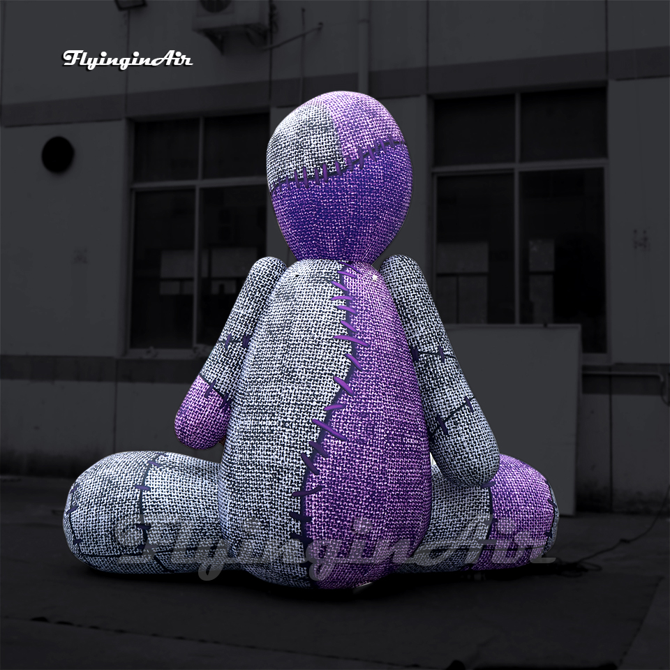 Personalized Inflatable Cursed Baby Toy 3.5m Blow Up Bloody Doll Funny Scary Puppet Balloon For Outdoor Halloween Decoration