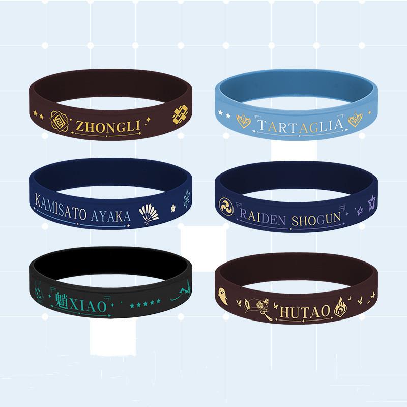 Bangle Genshin Impact Silicone Handring Fashion Casual Unisex Multicolor Rubber Bracelet Sports Wrist Strap Jewellery Souvenir
Bangle Genshin Impact Silicone Handring Fashion Casual Unisex Multicolor Rubber Bracelet Sports Wrist Strap Jewellery Souvenir