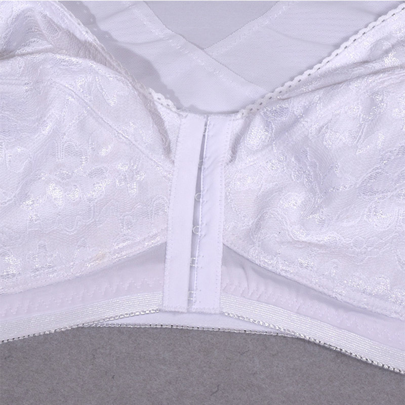 Front hook Closure Womens Lace Bra Sexy Bralette Bra Minimizer Large Plus Size brassiere A B C D E F Cup 201202