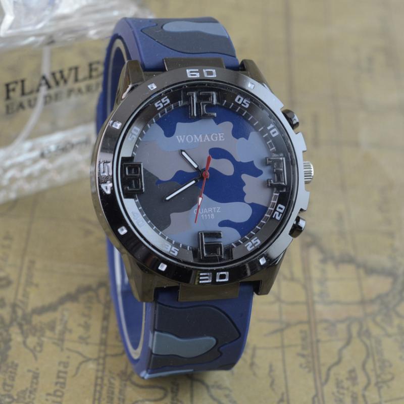 Wristwatches 2021 Womage Fashion Sports Men's Lady Unsex Watch Casual Quartz Camouflage Outdoor Silicone Military, As picture show
Wristwatches 2021 Womage Fashion Sports Men's Lady Unsex Watch Casual Quartz Camouflage Outdoor Silicone Military, As picture show
