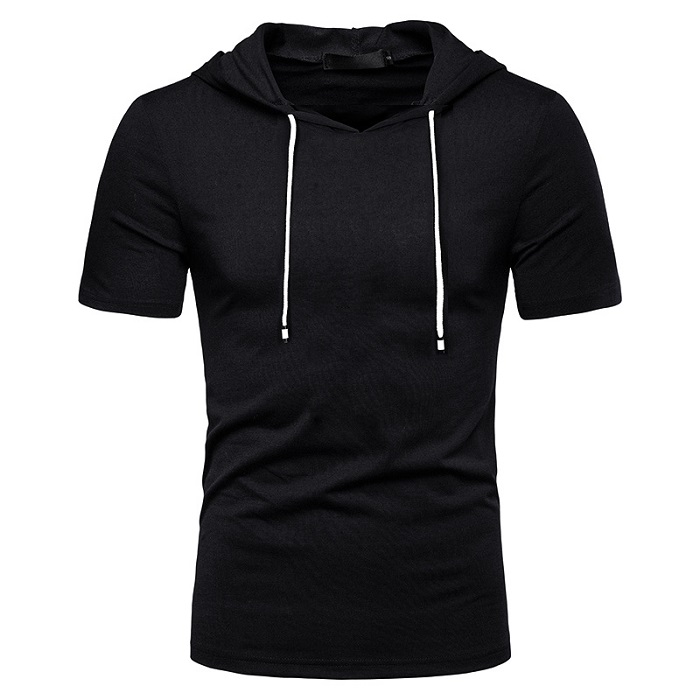 2XL Spring Summer Hooded Short Sleeve T Shirt For Men Solid Cotton Loose Casual Breathable T-shirt Male, Black
2XL Spring Summer Hooded Short Sleeve T Shirt For Men Solid Cotton Loose Casual Breathable T-shirt Male, Black