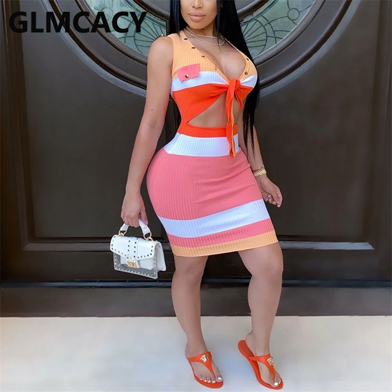 Women Sleeveless V Neck Front Tie Up Dress Sexy Summer Bodycon Mini Dress Chic Streetwear Evening Party Club Dress 210719, Multi
Women Sleeveless V Neck Front Tie Up Dress Sexy Summer Bodycon Mini Dress Chic Streetwear Evening Party Club Dress 210719, Multi