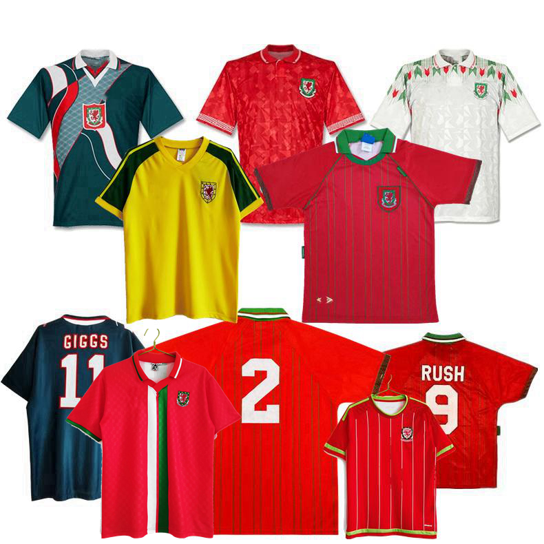 1982 1990 1991 1992 1993 1994 1995 1996 1997 1998 15 16 Wales retro soccer jersey Giggs Hughes Saunders Rush Boden away vintage classic football shirt, 96/98 home
1982 1990 1991 1992 1993 1994 1995 1996 1997 1998 15 16 Wales retro soccer jersey Giggs Hughes Saunders Rush Boden away vintage classic football shirt, 96/98 home